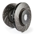EBC Turbo Groove Disc schwarz Bemsscheiben Vorderachse...