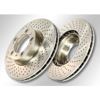EBC Premium Sport Disc Bremsscheiben gelocht Vorderachse Abarth 500C / 595C 312_ Cabriolet D414D