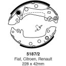 EBC Premium Bremsbacken Hinterachse Fiat 131 Stufenheck...