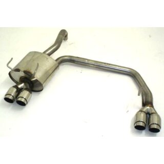 Friedrich Motorsport Duplex Sportendschalldämpfer Fiat 500 974107D-X