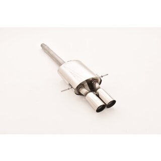 Friedrich Motorsport 70mm Sportendschalldämpfer mittig Edelstahl M861332-X