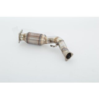 Friedrich Motorsport 76mm Downpipe mit 200 Zellen HJS Sport-Kat. Edelstahl 981031AE-X3-DPKAHJS