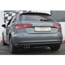 Friedrich Motorsport Sportendschalldämpfer Audi A3 8V 3-Türer Frontantrieb 971050B-X