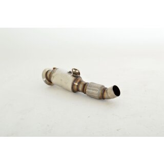 Friedrich Motorsport 90mm Downpipe mit 300 Zellen HJS Sport-Kat. Edelstahl 681366B-DPKAHJS