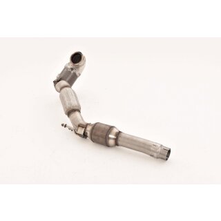 Friedrich Motorsport 76mm Downpipe mit 200 Zellen Sport-Kat. Edelstahl 981453-X3-DPKAHJS