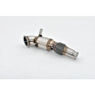 Friedrich Motorsport 76mm Downpipe mit Sport-Kat. Edelstahl 981223T-X3-DPKA