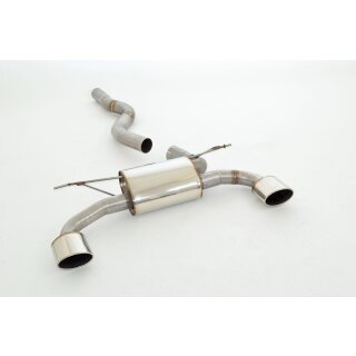 Friedrich Motorsport 76mm Duplex-Sportendschalldämpfer Edelstahl 971369BMD-X3-X