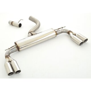 Friedrich Motorsport 76mm Duplex-Sportendschalldämpfer Audi A3 8V Sportback Quattro 971054TSLD-X3-X