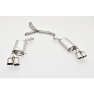 Friedrich Motorsport 76mm Duplex-Sportendschalldämpfer Audi A5 B9 (F5/B8) Coupe und Cabrio Quattro 971078TD-X3-X