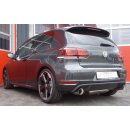 Friedrich Motorsport 3 Zoll (76mm) Duplex Sportendschalldämpfer VW Golf VI GTI + Edition 35 971445GD-X3-X