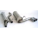 Friedrich Motorsport Gr.A Anlage mittig Opel Astra H...