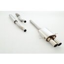 Friedrich Motorsport 70mm Anlage mittig Edelstahl M881332-X