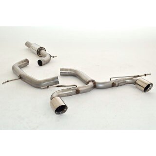 Friedrich Motorsport 76mm Duplex-Anlage VW Golf VI 991445A-X3-X