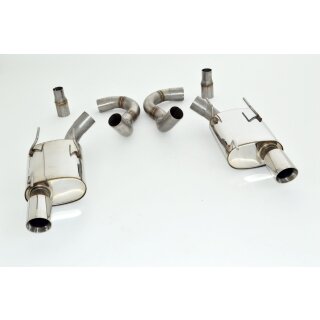 Friedrich Motorsport 76mm Duplex-Sportendschalldämpfer Ford Mustang 5 Facelift (S197) 971208D-X3-X
