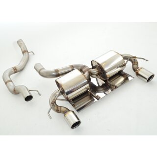 Friedrich Motorsport 76mm Duplex-Sportendschalldämpfer Edelstahl 971106TD-X3-X
