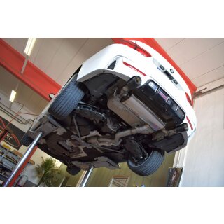 Friedrich Motorsport 90mm Duplex-Anlage Edelstahl 681369OLD-X