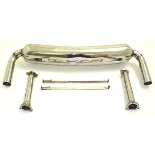 Friedrich Motorsport Duplex Sportendschalldämpfer Edelstahl 970100DRS