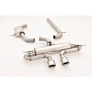 Friedrich Motorsport 3 Zoll (76mm) Duplexanlage Edelstahl 991445GR-X3-X