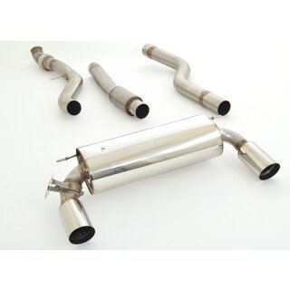 Friedrich Motorsport 90mm Duplex-Anlage Edelstahl 681369D-X