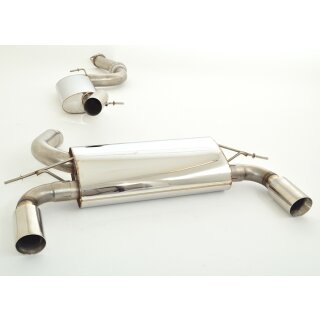 Friedrich Motorsport 3 Zoll (76mm) Duplexanlage Ford Focus II DA3 ST 991201T-X3-X