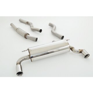 Friedrich Motorsport 76mm Duplex-Anlage Edelstahl 991367-X3-X