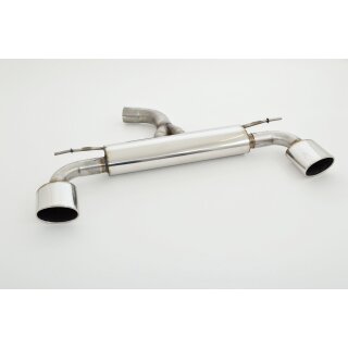 Friedrich Motorsport 76mm Duplex Sportendschalldämpfer Seat Leon 5F Cupra inkl. SC 972750ATCD-X3-X