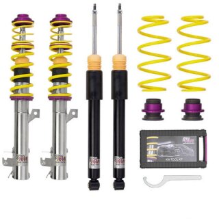 KW Gewindefahrwerk Variante 1 inox BMW M3 Coupe E36 M3 (M3B, M3/B) 10220012